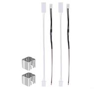 EffiFish Thermistance et chauffage pour imprimantes 3D, kit double usage 24 V 48 W pour Bambu Lab X1/X1C, avec plaque chauffante, capteur de thermistance et clips de fixation