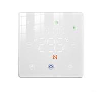 EffiFish Thermostat intelligent, contrôleur de chauffage numérique WiFi pour chaudière à gaz, retardateur de flamme, PC + ABS, précision ± 0,5 °C, télécommande via application (blanc)
