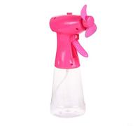 EffiFish Ventilateur brumisateur portable à main 500 ml - Pour appareil de refroidissement alimenté par batterie - Pour voyage, extérieur, été, soulagement de la chaleur - Bleu (rose)