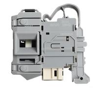 EffiFish Verrou de porte électromagnétique DK042614, pour machine à laver à tambour Haier, installation sans vis, verrouillage rapide sans délai, gris 15 x 10 x 5 cm, pièce de rechange