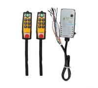 EffiFish YU-6+ Télécommande industrielle pour grue de levage électrique, émetteur sans fil 800 MHz avec arrêt, résistant à l'huile (DC24V)