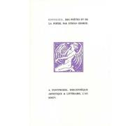 Effigies - Stefan George - Fata Morgana - broché - Essai