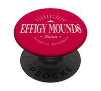 Effigy Mounds Iowa | Monument National Moderne des Monuments d'effigie PopSockets PopGrip Adhésif