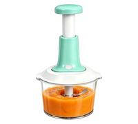 Effilocheur de Viande Manuel Grande capacité 2 L intensif et hachoir à main | Robot de cuisine moulin à viande Pour oignon ail noix restaurant maison cuisine dîner préparation des repas Vert