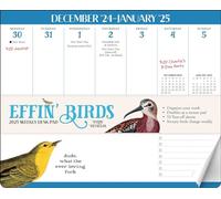 Effin' Birds 2025 Weekly Desk Pad Calendar