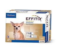 Effitix Spot On très petit chien 1.5 - 4 kg 4 pipettes