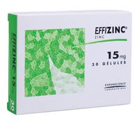 Effizinc Gluconate De Zinc 30 Gélules 15mg