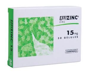 Effizinc Gluconate De Zinc 30 Gélules 15mg