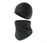 EfforPrac Winter Fleece Skull Cap Set Windproof Thermal Hat | High-density fleece, windproof shield, thermal insulation, cold weather gear, ski cycling ready