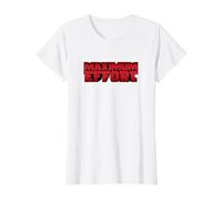 Effort Maximal T-Shirt Graphique avec Valeur, Femme, Blanc, M
