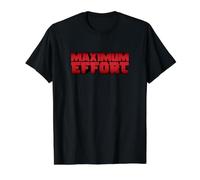 Effort Maximal T-Shirt Graphique avec Valeur, Homme, Noir, L