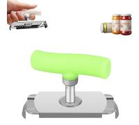 Effortless Arthritis Ouvre Boite, Ouvre Boite de Conserve pour Arthrite sans Effort, Ouvre les Couvercles et les Pots Puissant pour les Mains Faibles avec Tampon de Préhension en Silicone. (Vert)