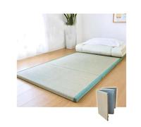 Effortsaving Tatami Japonais Rafraîchissant Et Antidérapant,Quatre Plis Tatami pour La Méditation Le Yoga La Salle Zen Le Salon De Thé Japonais(Size:90X200X3.5cm)