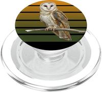 Effraie des Clochers Biologiste Ornithologue Nature Oiseau PopSockets PopGrip pour MagSafe