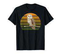 Effraie des Clochers Biologiste Ornithologue Nature Oiseau T-Shirt