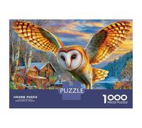 Effraie des clochers Puzzle 1000 Piece pour Adultes Et Adolescents Âgés De 14 Ans Et Plus, Jeu De Défi Intellectuel Puzzles 38x26cm/1000pcs