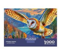Effraie des clochers Puzzle 1000 Piece pour Adultes, Puzzle Difficile Jeu D'adresse pour Toute La Famille 52x38cm/1000pcs