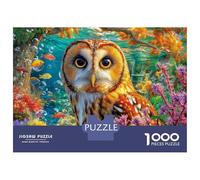 Effraie des clochers Puzzle 1000 Pièces, Difficile Puzzles pour Adults Enfant, Jeu De Défi Intellectuel 52x38cm/1000pcs