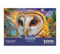 Effraie des clochers Puzzle 1000 Pièces, Difficile Puzzles pour Adults Enfant, Jeu De Défi Intellectuel 52x38cm/1000pcs