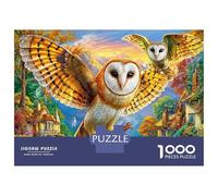 Effraie des clochers Puzzle 1000 Pièces, Puzzles Difficiles, Adaptés Aux Adultes Et Aux Enfants, Jeu De Défi Intellectuel 38x26cm/1000pcs