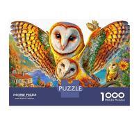 Effraie des clochers Puzzle 1000 Pièces, Puzzles Difficiles, Adaptés Aux Adultes Et Aux Enfants, Jeu De Défi Intellectuel 38x26cm/1000pcs