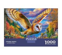 Effraie des clochers Puzzle 1000 Pièces, Puzzles Difficiles, Adaptés Aux Adultes Et Aux Enfants, Jeu De Défi Intellectuel 52x38cm/1000pcs
