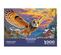 Effraie des clochers Puzzle 1000 Pièces, Puzzles Difficiles, Adaptés Aux Adultes Et Aux Enfants, Jeu De Défi Intellectuel 38x26cm/1000pcs