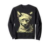 Effrayant Chat Sphynx Momie Costume Halloween Chats égyptien Sweatshirt