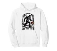 Effrayant Halloween Bigfoot Live Your Truth Inspiring Cryptid Sweat à Capuche