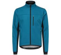 EFGETD Veste Cycliste Hiver Homme Polaire Thermique Imperméable Coupe-Vent pour VTT, Running et Sport avec 4 Poches(Bleu,XXL)