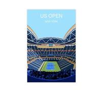 efhavce Poster sur toile représentant le Grand Chelem de tennis - Décoration murale pour salon, chambre à coucher - 40 x 60 cm