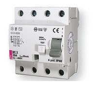 EFI-P4 40A/ 30MA/A INTERRUPTEUR DIFFÉRENTIEL 40A 4P 4M 002061512