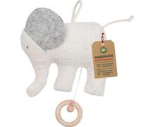 Efie - Bio Doudou Musical - Elefant | en Coton 100% Bio | GOTS certifiée | 100% fabriqué en Allemagne, Mélodie Au Claire de la Lune