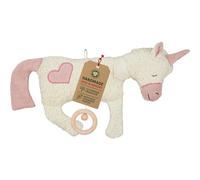 Efie - Bio doudou musical - Licorne, | en coton 100% bio | GOTS certifiée | 100% fabriqué en Allemagne | Mélodie “Schlaf Kindchen, schlaf”