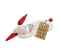 Efie Coussin chauffant en épeautre bio avec foulard, coton bio (kbA), tête garnie de laine de mouton (kbT), coutil amovible, fermeture , fabriqué en Allemagne, certifié GOTS