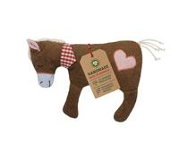 Efie Coussin chauffant en grains d'épeautre pour cheval Marron