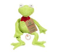 Efie Culture biologique contrôlée articulé Horloge de jeu, grenouille (Organic), fabriqué en Allemagne