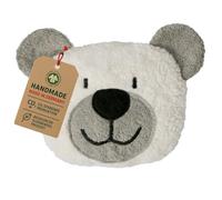 Efie épeautre Grain de culture biologique contrôlée Coussin chauffant Teddy Gris, 100% fabriqué en Allemagne