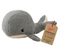 Efie Grande peluche bio baleine - Environ 40 cm - En coton bio (KBA) avec rembourrage recyclé - Convient aux personnes allergiques - Fabriqué à la main en Allemagne