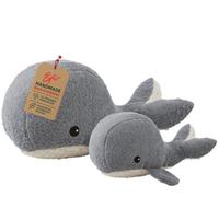 Efie Lot de 2 peluches bio en coton (KBA) avec rembourrage recyclé - Durable et hypoallergénique - Fabriqué à la main en Allemagne