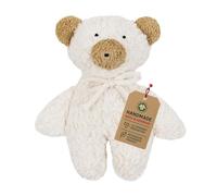 Efie organic Hochet pour bébé | Ours en peluche | en Coton 100% Bio | rembourrage de laine de mouton | GOTS certifiée | 100% fabriqué en Allemagne