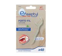 EFISEPTYL - Porte-Fil Dentaire Menthe Fraîcheur, Nettoyage Précis et Durable (Boîte 48 unités) - Le lot de 3