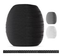 EFIXS Cordon pour stores en aluminium (diamètre 1,4 mm) - Couleur : noir - Longueur : 10 à 50 m - Ici : 50 m