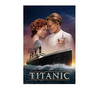 Eflormes Poster vintage du film Titanic, peinture sur toile, décoration murale, bureau, chambre à coucher, bureau, salon, loisirs, club, affiches cadeaux, 30 x 45 cm