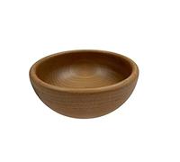 EFO Bol de Service en Bois Bol à Fruits Décoratif Bol à Salade Alimentaire Bol à Snack en Bois Naturel Bol en Bois Rustique élégant - Taille 16 cm