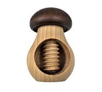 EFO Casse Noisettes en Bois Outil de Cassage de Noix pour Ouvrir Facilement Toutes Les Noix Noisettes Amandes Noix de Pécan Pistaches Casse-Noisettes en Bois Naturel Massif Excellente Idée de Cadeau