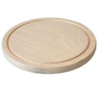 efo Planche à Découper Ronde en Bois Plateau Rond Planche de Service Petite Planche à Découper - Taille 20 cm