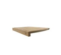 EFO Planche à découper XL 47 x 37 cm | Planche à découper avec bord butée en bois de hêtre | Grande planche de cuisine pour un travail efficace de la cuisine et une protection du plan de travail |