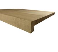 efo Planche à découper XL - Protège les plans de travail et améliore l'efficacité de la cuisine - Grande planche de protection en bois avec rebord - Planche de cuisine à bord plié 47 x 37 cm