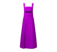 EFOFEI Robe sans Manches Femme avec Bretelles Longue Robe Maxi Sportive en Coton Axée sur La Mode Active Violet 18XL